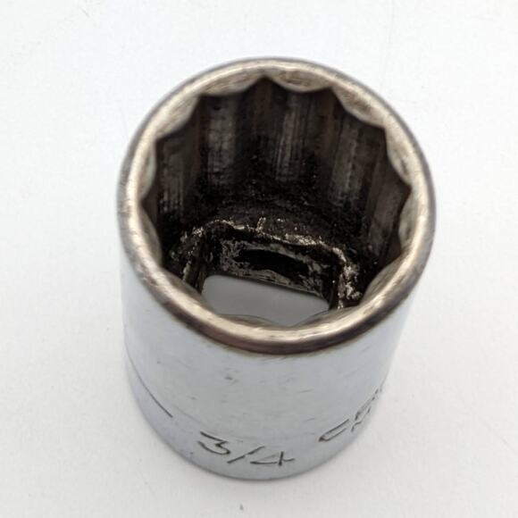 Craftsman Shallow Socket 3/4 1/2" Drive 12 Point -VV- Series 47508 - Picture 6 of 7